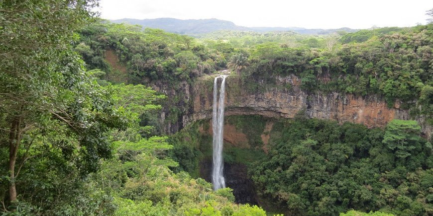 Mauritius waterfall