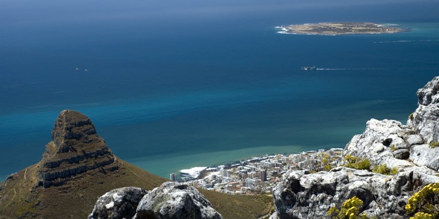 view of Robben Island