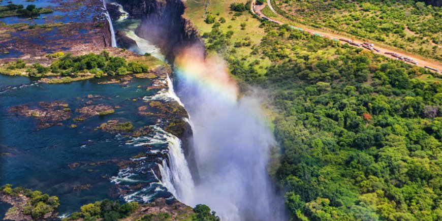  Rainbow over Victoria Falls
